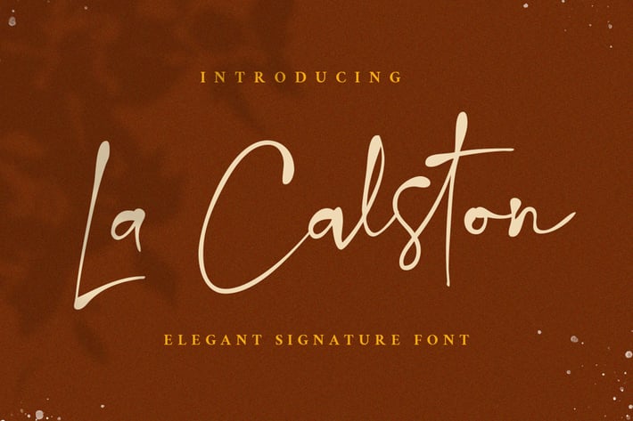 La Calston Signature Font