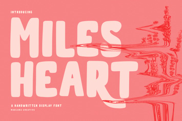 Milesheart Decorative Display Font