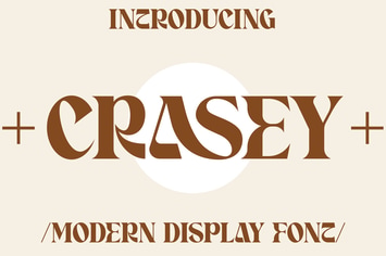 Crasey Display Font