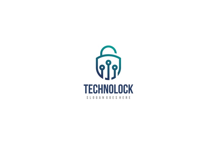 Technology Lock Logo