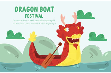 Dragon Boat Festival Illustration