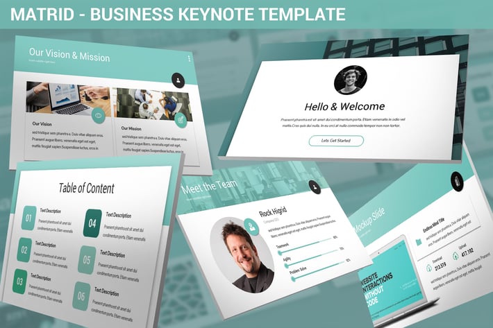 Matrid - Business Keynote Template