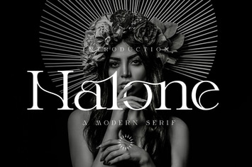 Halone Modern Serif Typeface