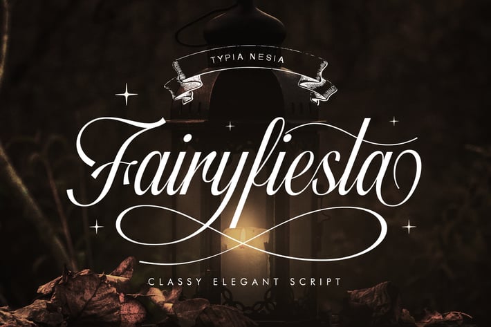 Fairyfiesta - Classic Elegant Copperplate Script