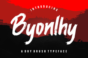 Byonlhy Dry Brush Business Font