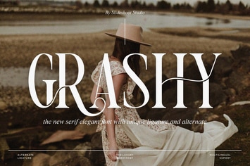 Grashy || Elegant Serif Font