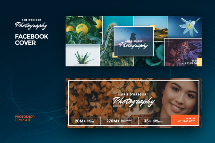 Photography Facebook Cover Template