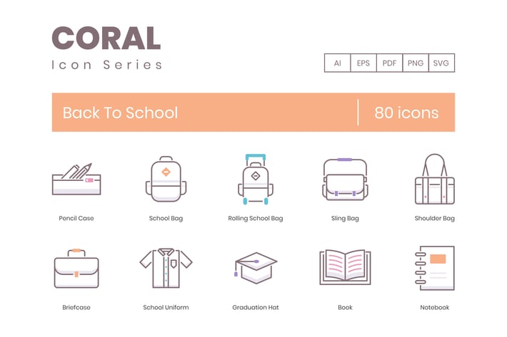 Back To School Icons