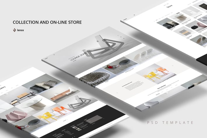 Collection PSD Template