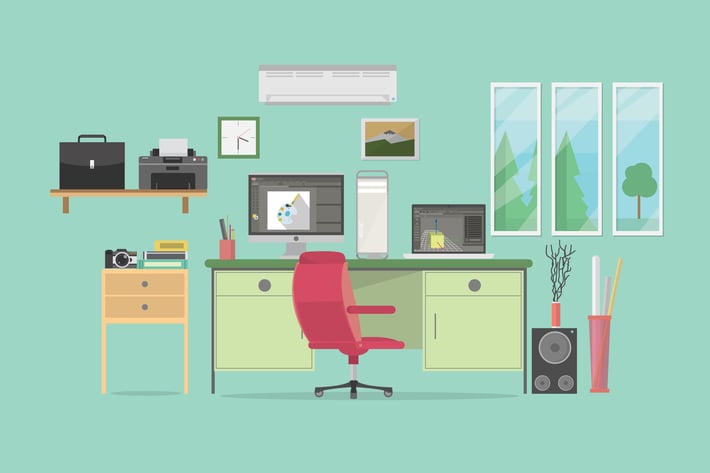 Animator Workspace - Illustration Background