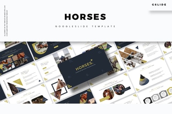 Horses - Google Slides Template