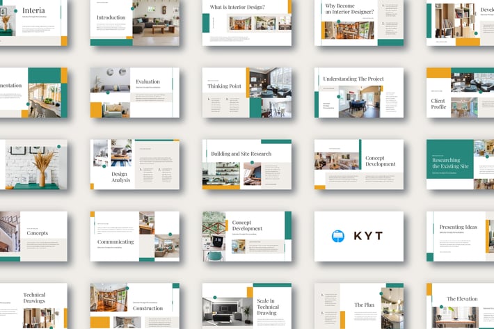 INTERIA - Interior Design Keynote Template