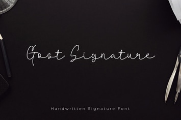 Gost Signature - Handwritten Signature Font