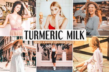 Turmeric Milk Mobile & Desktop Lightroom Presets