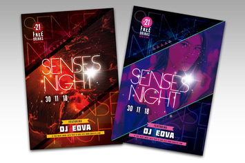Sense Night Flyer Poster