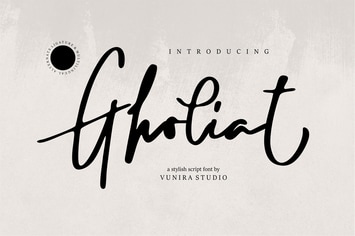 Gholiat | Stylish Script Font