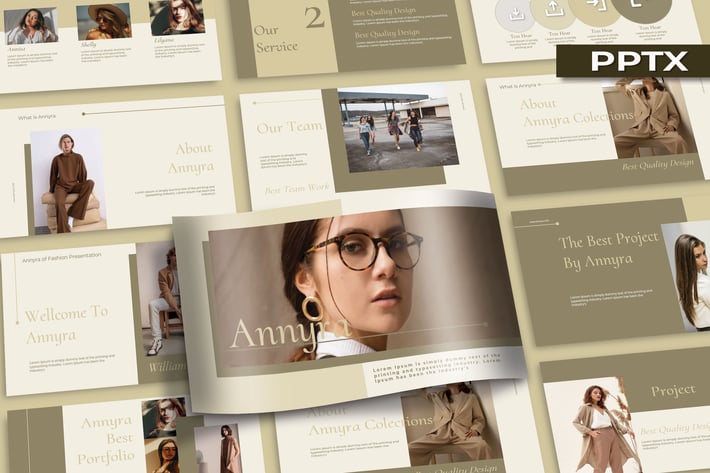 ANNYRA FASHIONN - POWERPOINT TEMPLATE