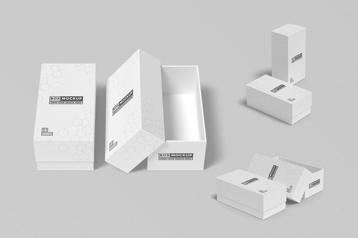 Rectangle Box Mockup