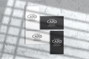 Creative Minimal business card mockup m1
