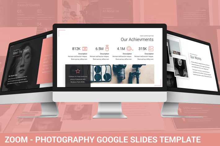 Zoom - Photography Google Slides Template