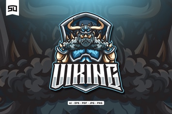 Viking Logo Mascot Design
