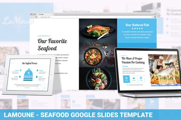LaMoune - Seafood Google Slides Template