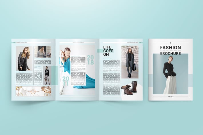 A4 Trifold Brochure Mockups