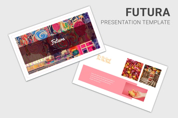 Futura - Candy Pop Theme Pitch Deck Keynote