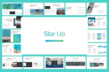 Star Up Powerpoint Template