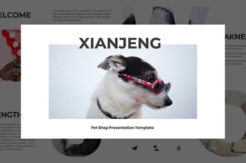 XIANJING – Pet Shop PowerPoint Template