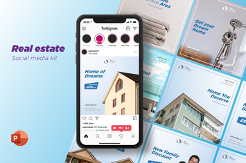 Real Estate Social Media Kit - PowerPoint