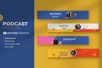 Modern Youtube Channel Art