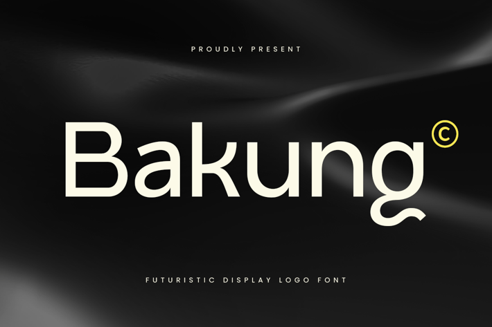 Bakung - Modern Branding Logo Font