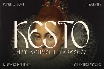 Kesto - Variable Nouveau Font Family