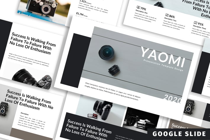 Yaomi - Photography Google Slide Template