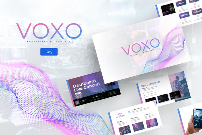 Voxo - Music Keynote Template