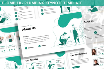 Plombier - Plumbing Keynote Template