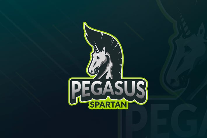 Pegasus Horse Logo