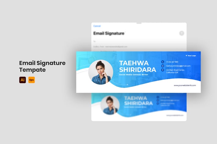 Email Signature Template V.19