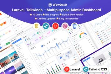 WowDash - Laravel Tailwinds - Multipurpose Admin 