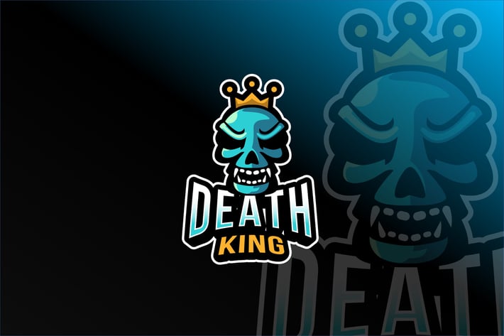 Death King Esport Logo Template