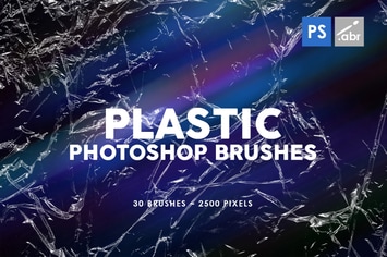 Plastic Photoshop Stamp Brushes | 01