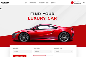 Carlink - Automotive HTML Template
