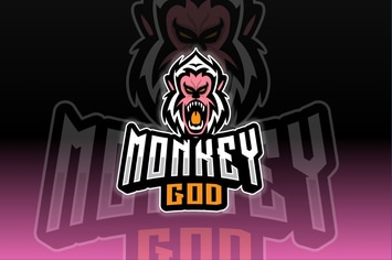 Monkey God Sport and Esport Logo Template