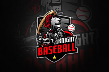 Baseball Knight - Mascot & Esport Logo
