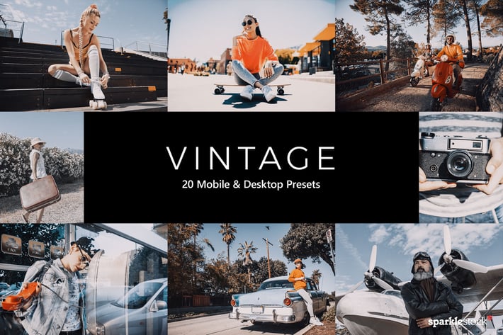 20 Vintage Lightroom Presets and LUTs