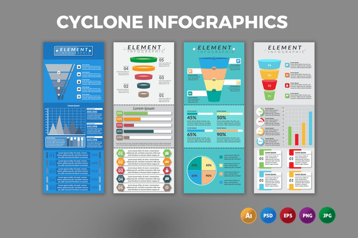 Cyclone – Infographics Design