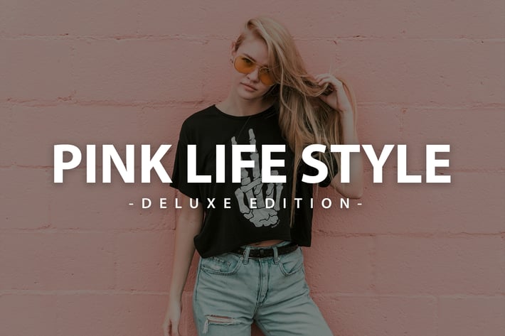 Pink Lifestyle Deluxe Edition | For Mobile and Des