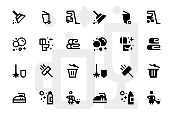 Cleaning icons