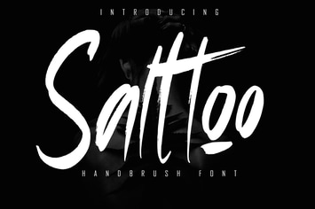 Salttoo Handbrush Font